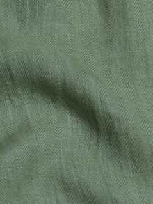 Eucalyptus Herringbone Linen Table Napkins | Set of 2