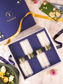 Highball Grey Set Of 4 Gift Box