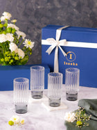 Highball Grey Set Of 4 Gift Box