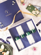 Highball Teal  Set Of 4 Gift Box