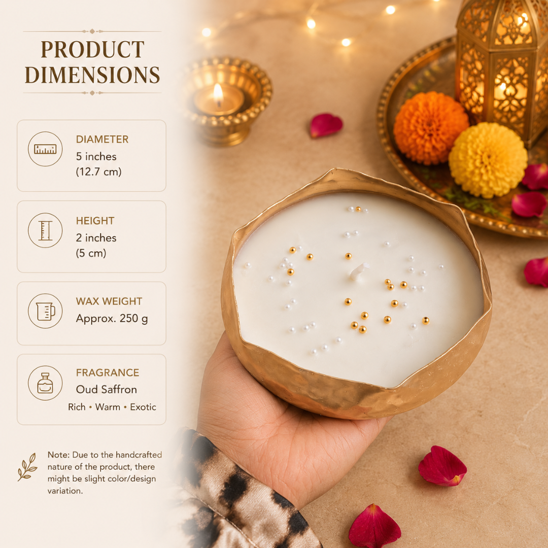 Rang Utsav Grand Orange Diwali Gift Basket | Shubh Labh, Almonds & Festive Décor - https://artecasa.in/