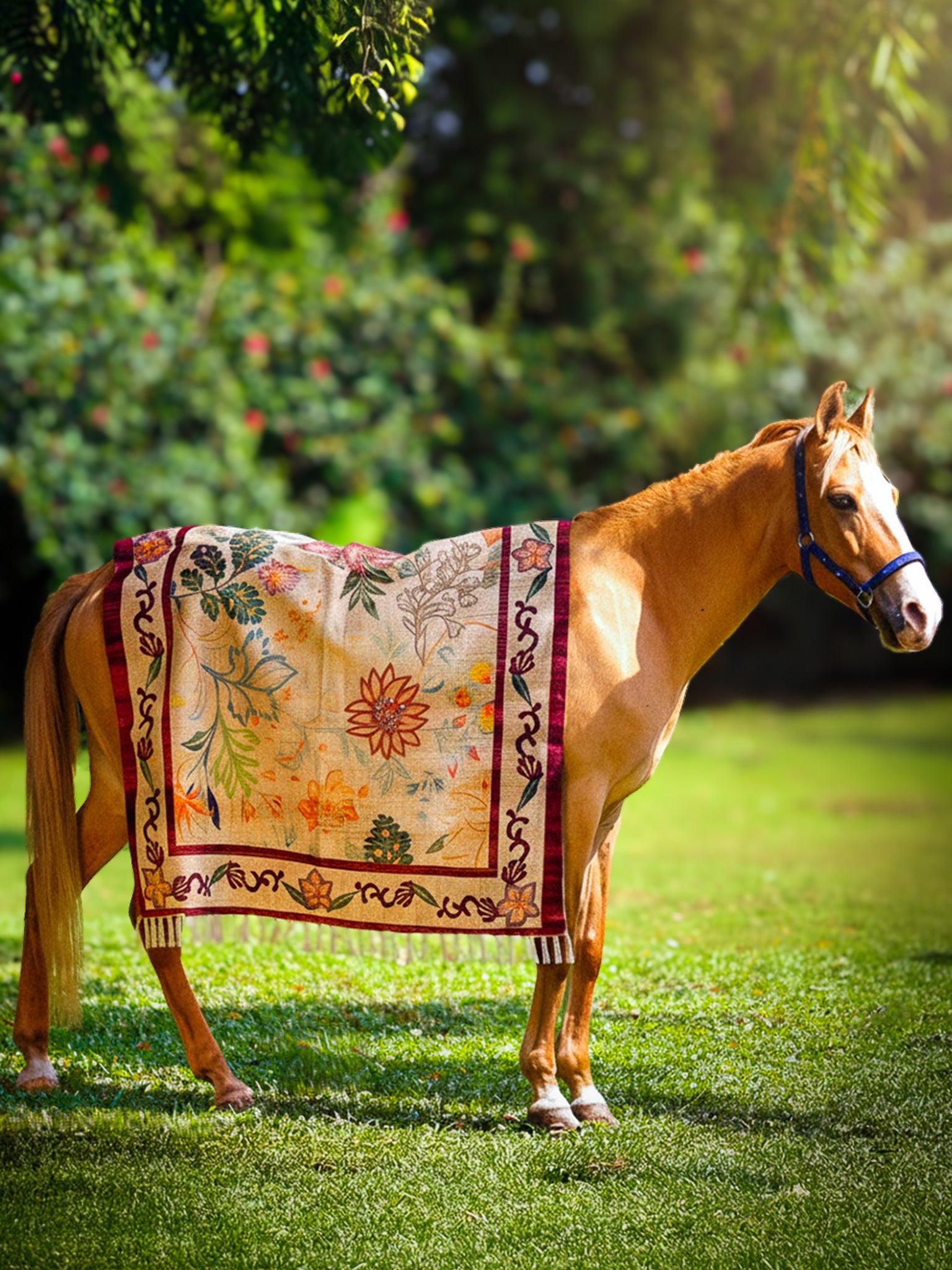 Blooming Grace Floral Rug