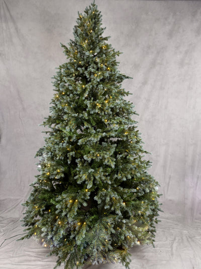 Frosted Tip PE Christmas Tree with Lights- 5