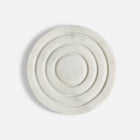 PARADISE -MARBLE IVORY COASTER SET