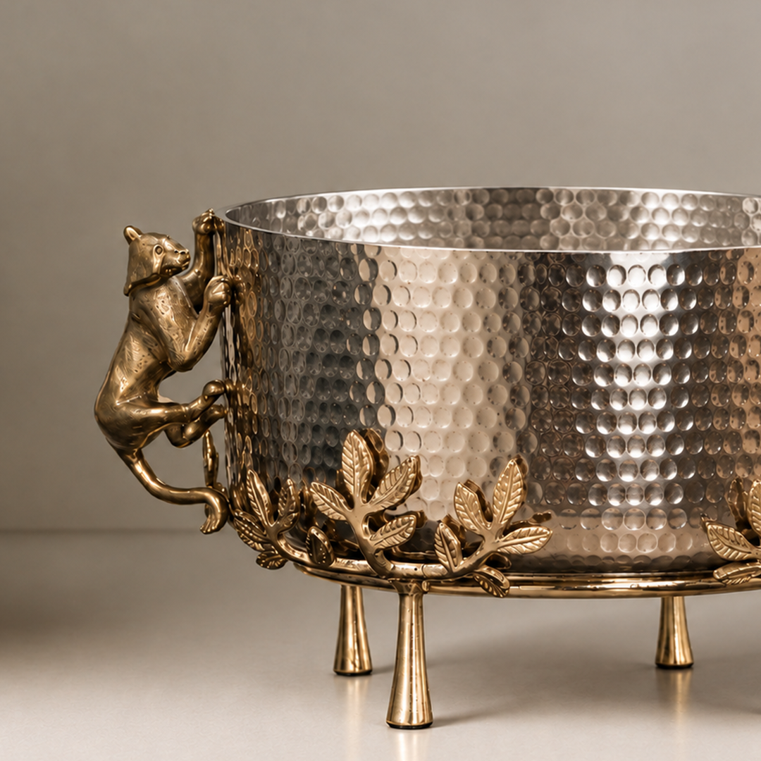 Handmade Luxe - Planter/Urli with Panther