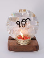 Mother of Pearl & Wood - Tea Light Holder