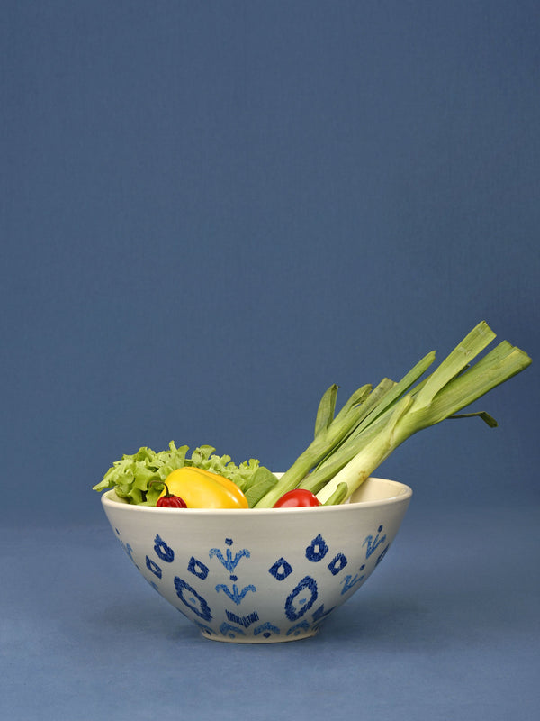 Ikat Ceramic Bowl