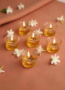 Nooré Glass diya set - set of 6