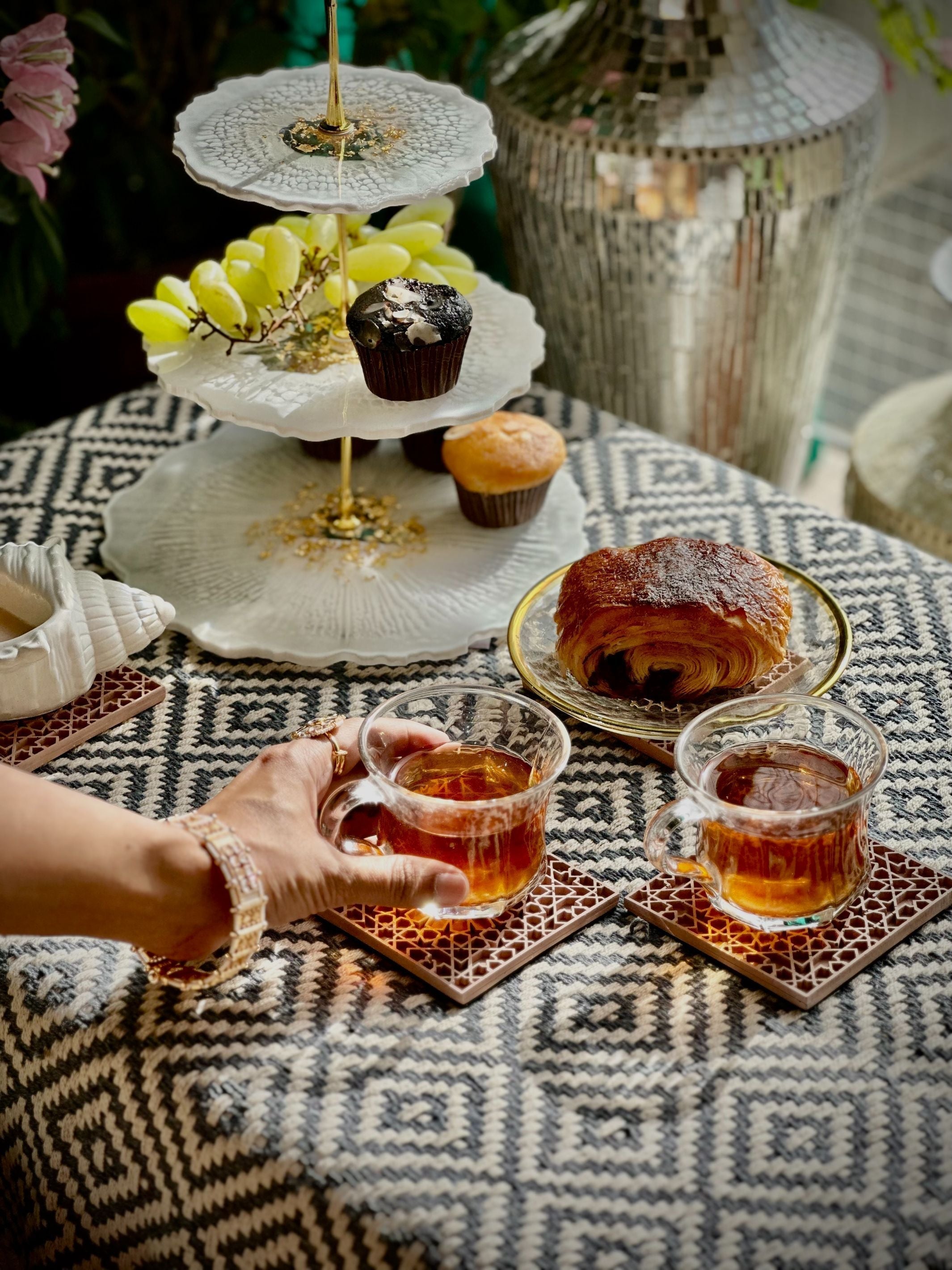 Moroccan Concrete Coasters