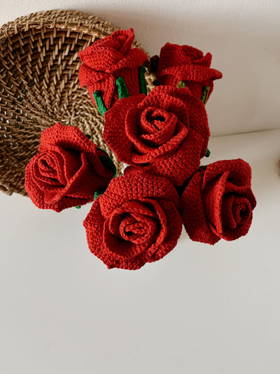 XL Crochet Rose