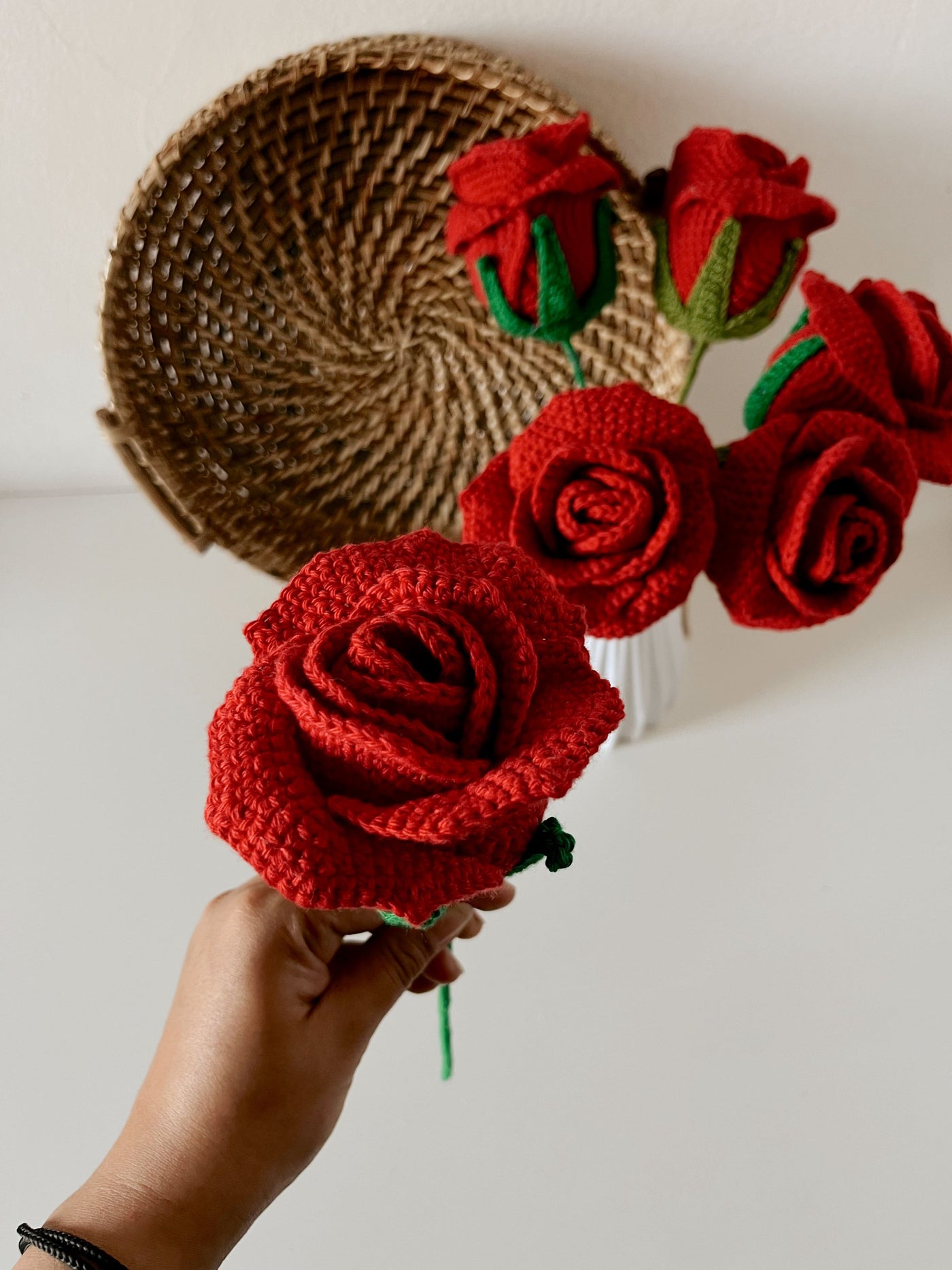 XL Crochet Rose