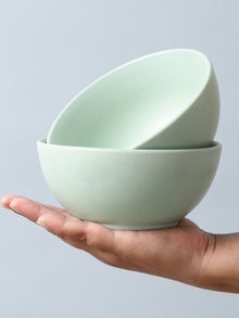 Sage Green Ceramic Thukpa Bowl