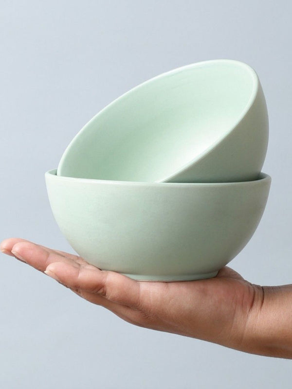 Sage Green Ceramic Thukpa Bowl