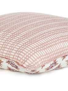 Mica Prism Terracotta Embroidered Cushion Cover