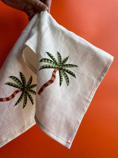 Sunset Palm - Table Napkin