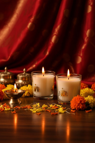 Meera candles - set of 2