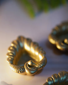 Concrete Peacock Diya