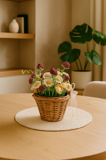 Crochet Flower Basket