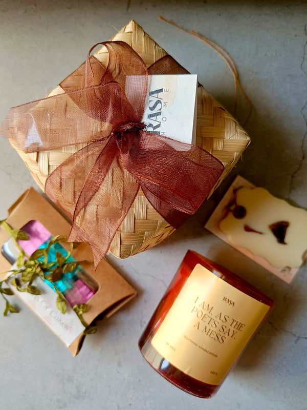 A Beautiful Mess Gift Set - Candle & Chocolate