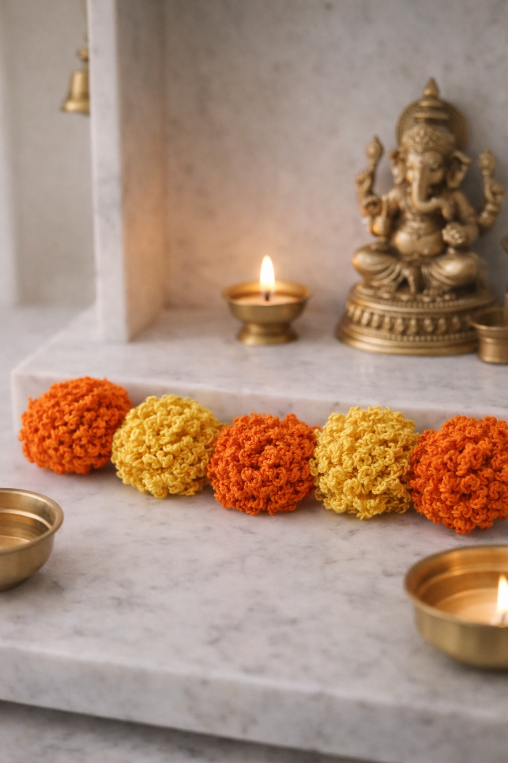 Crochet Genda Phool