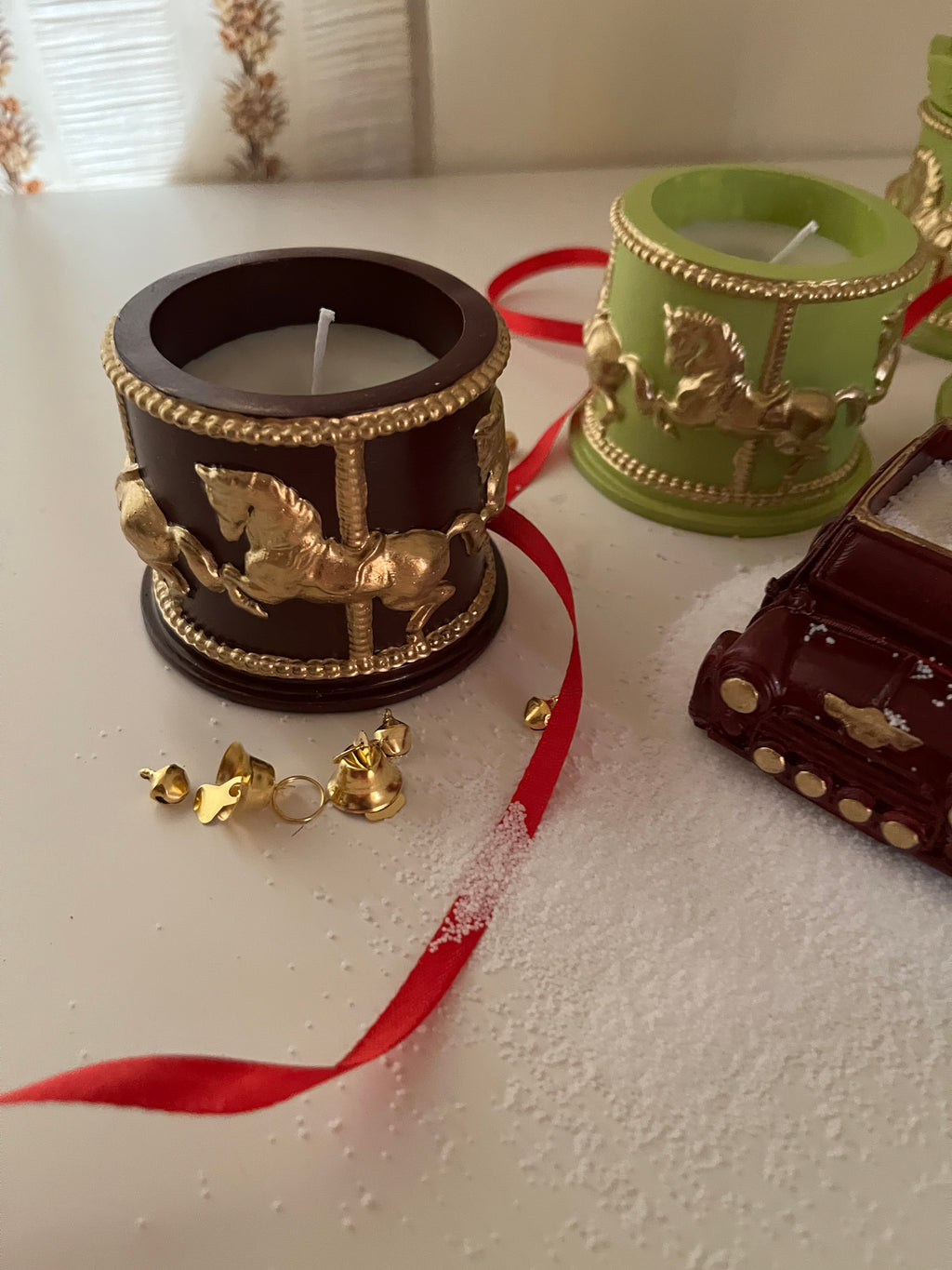 Christmas Carousel Candle