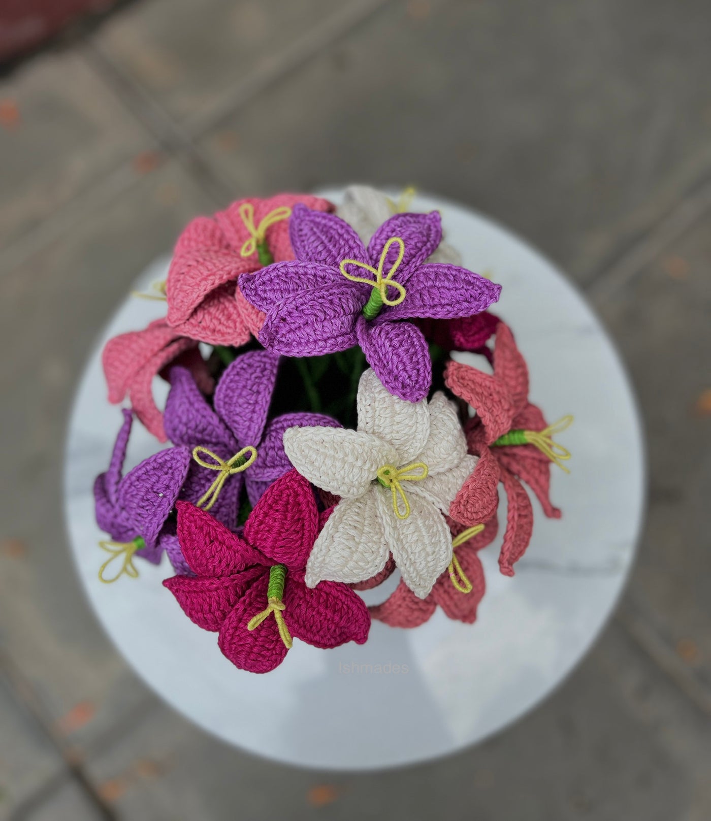 Crochet Lily basket