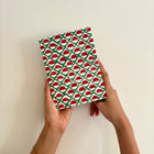 Handcrafted Sustainable A5 Diary Journal Notebook l Handmade Paper l Mosaic