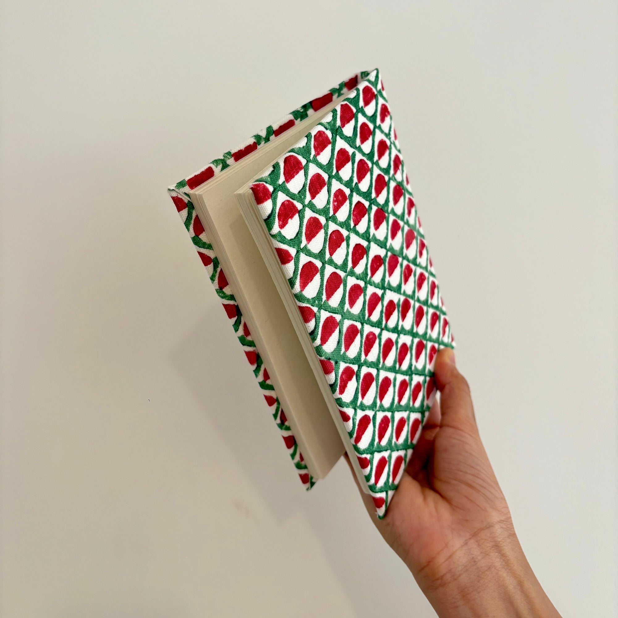 Handcrafted Sustainable A5 Diary Journal Notebook l Handmade Paper l Mosaic