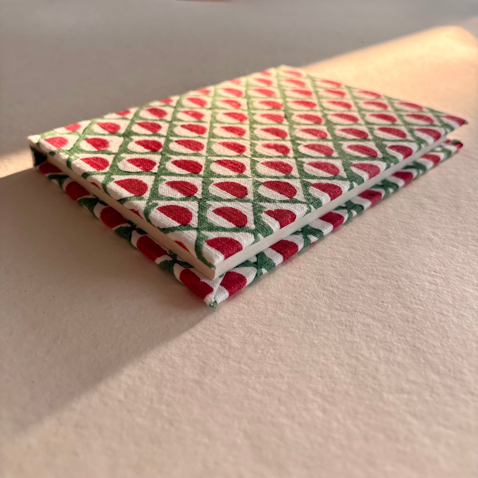 Handcrafted Sustainable A5 Diary Journal Notebook l Handmade Paper l Mosaic