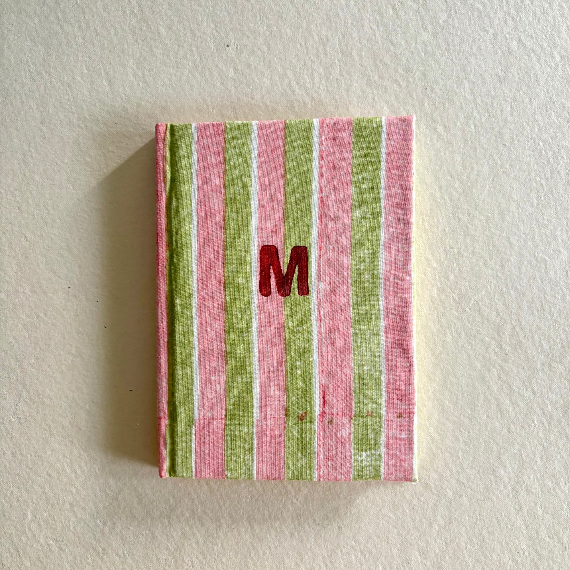 Handcrafted Customised A5 Diary Journal Notebook l Handmade Paper l Your Letter Candy