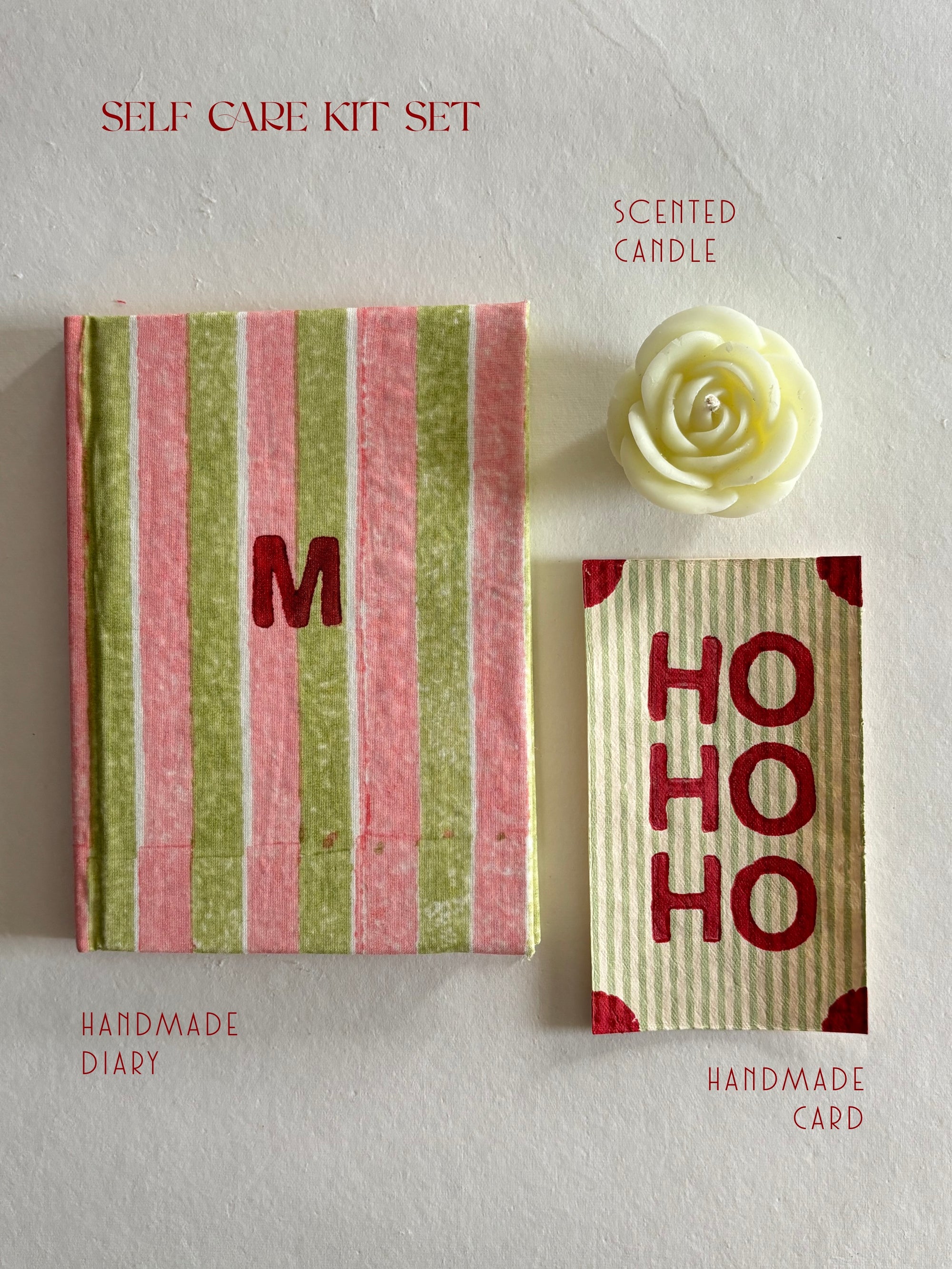 Green Checks Christmas Hamper - Personalised Lifestyle Gift Box