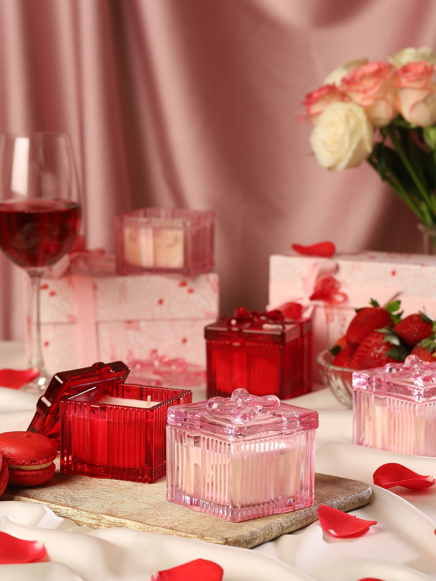 Wrap It Up Candle - Pink - Love Edition