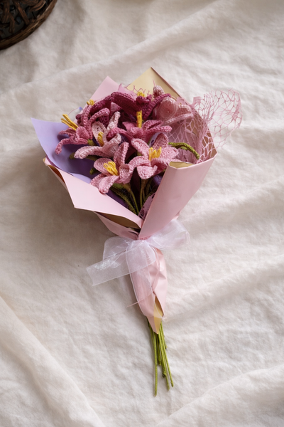 Crochet Tulip Bouquet