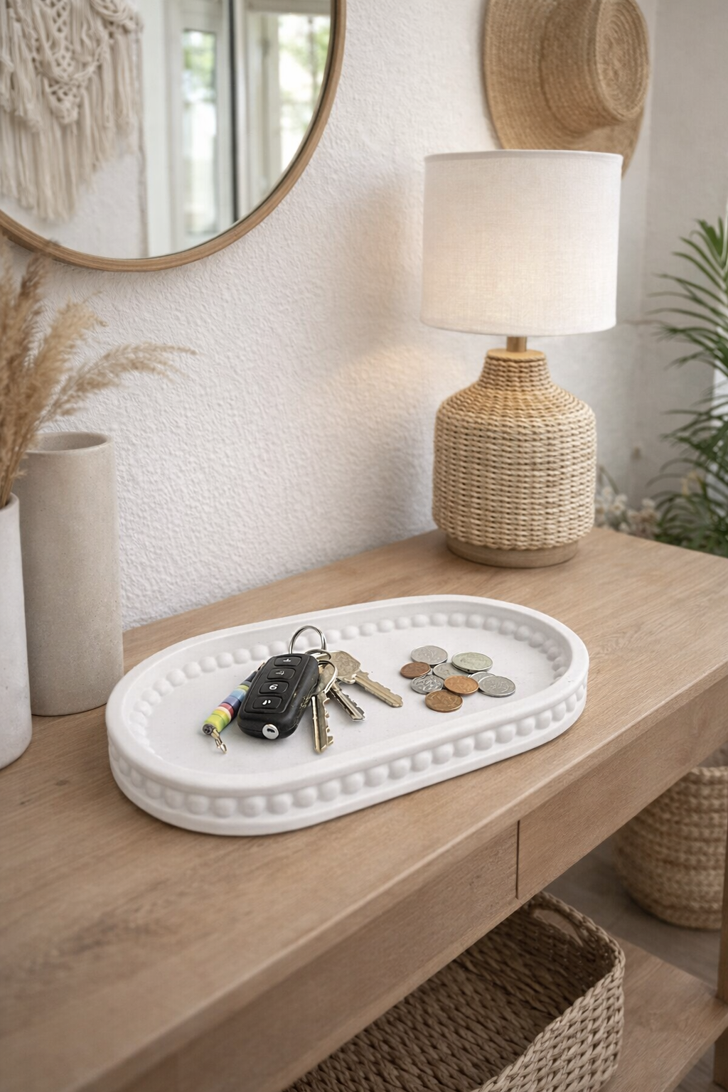 Concrete Oval Bead Tray