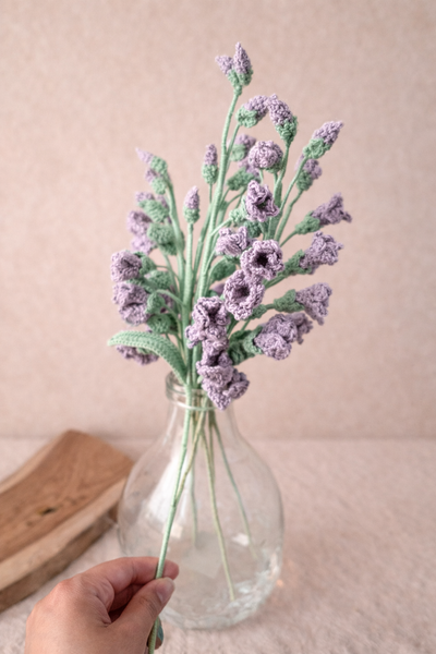 Crochet Freesia purple