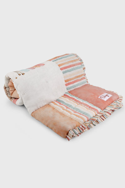 Cosmic Candy Organic Cotton Baby Quilt