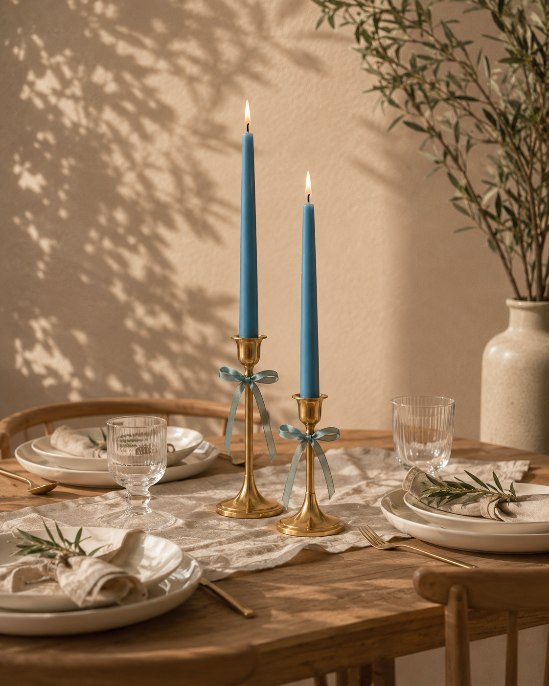 Tapered candle set of 2