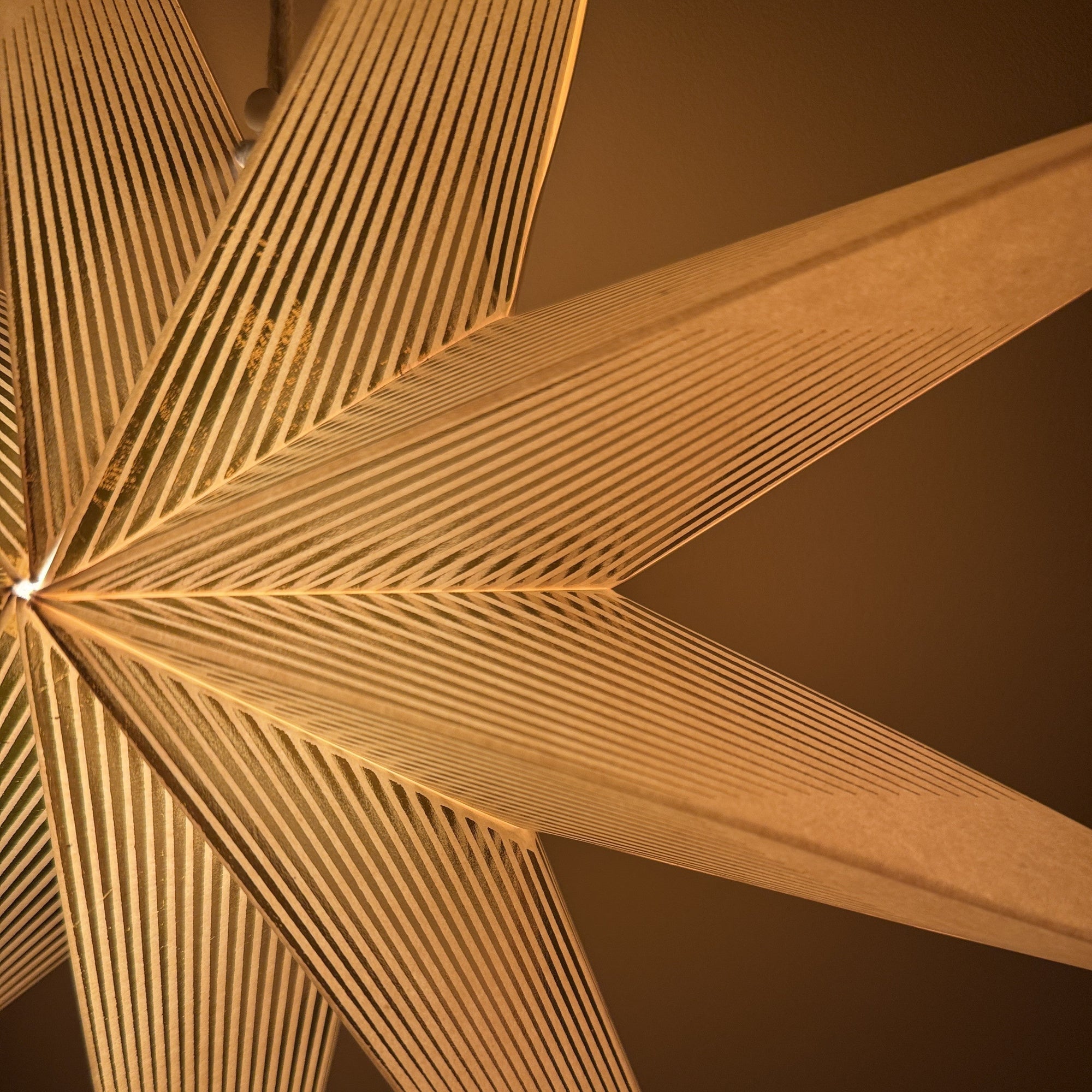 Antique Gold Paper Star