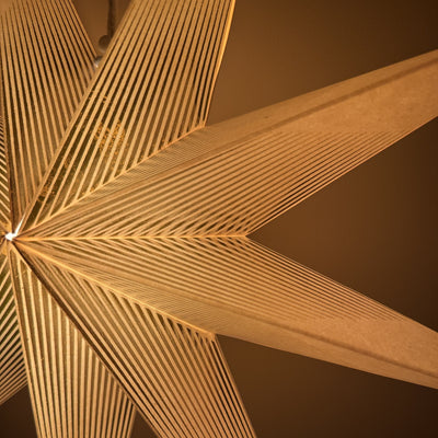 Antique Gold Paper Star