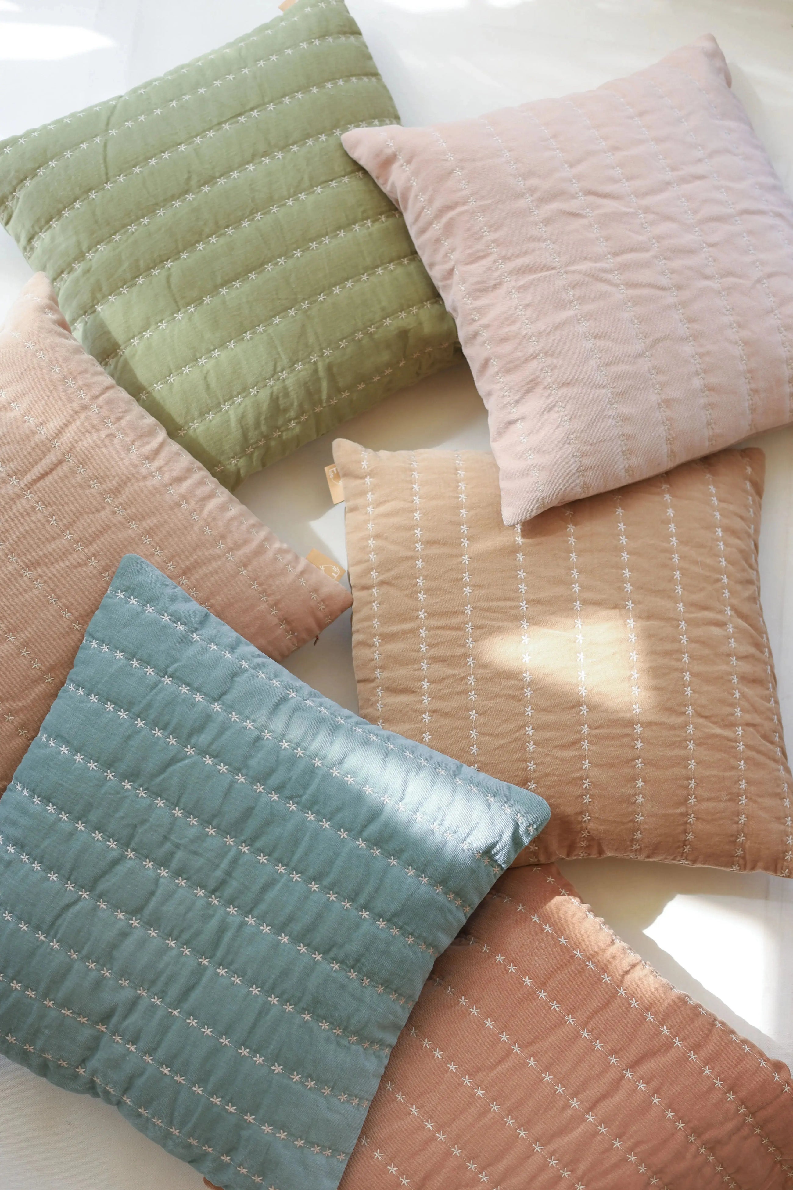 Sitara Baby Pink Cushion Cover