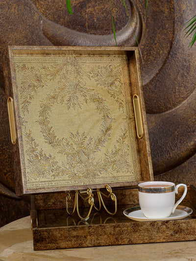 Imperial Serving/Vanity Tray - Set Of 2