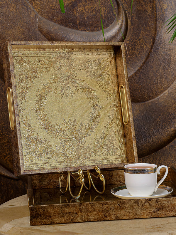 Imperial Serving/Vanity Tray - Set Of 2