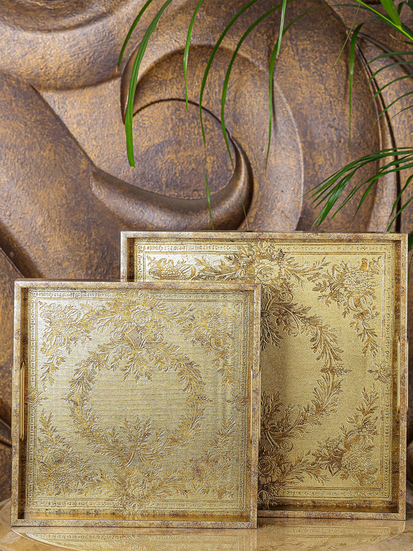 Imperial Serving/Vanity Tray - Set Of 2