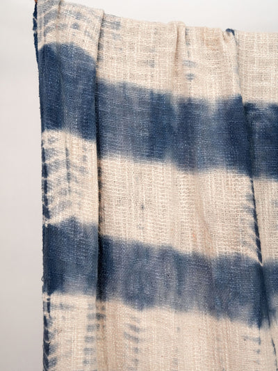 Indigo Wave Tie Dye Throw