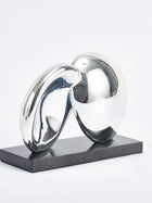 Intersecting Silver Decor Object