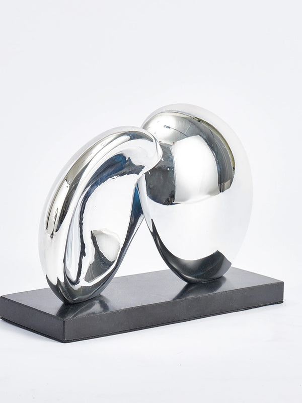 Intersecting Silver Decor Object