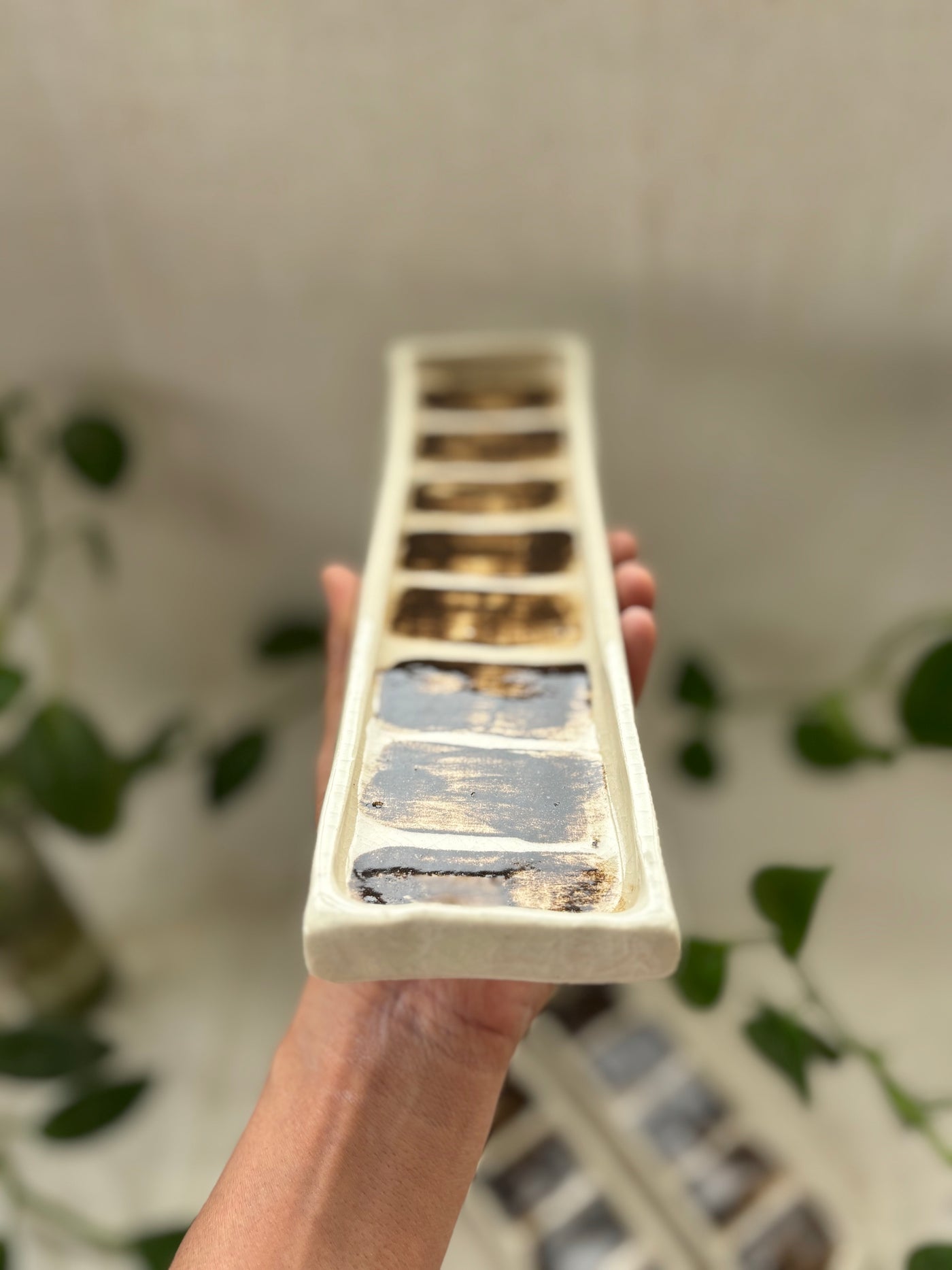 Earthstroke Ceramic Serving Tray
