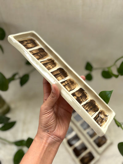 Earthstroke Ceramic Serving Tray