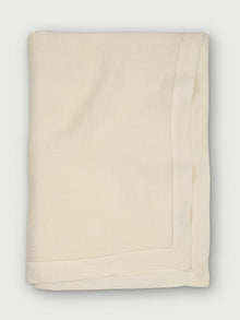 Ivory Linen Table Cover
