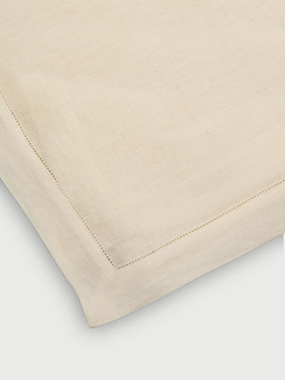 Ivory Linen Table Cover